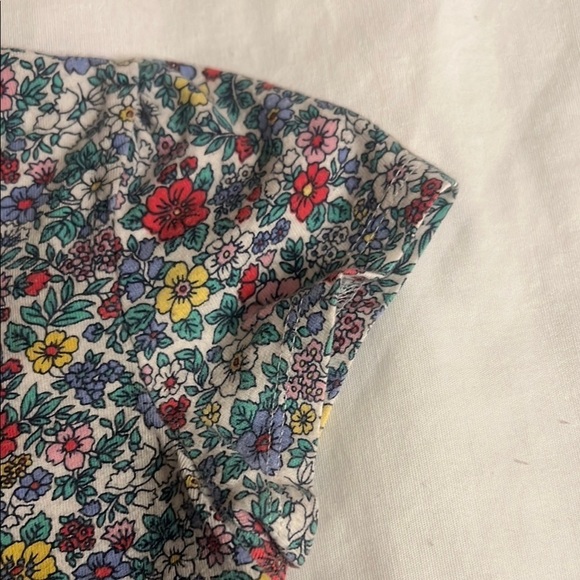 GAP Red and Blue Casual Dress with Floral Print - Picture 6 of 6